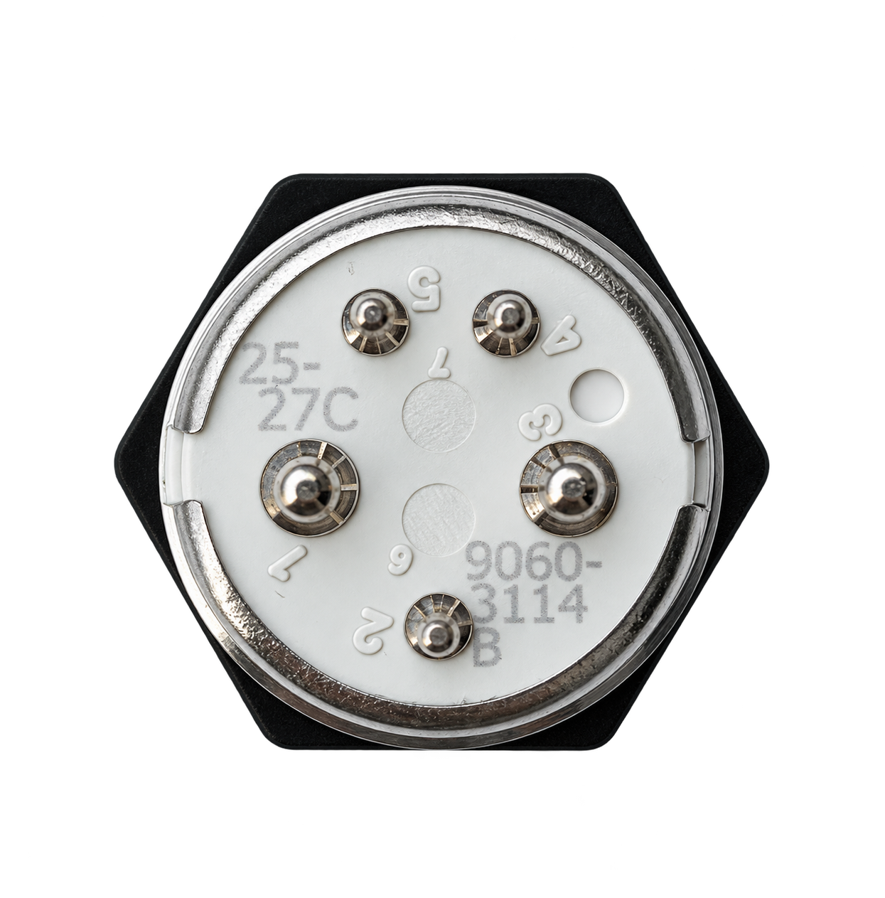 Rear view of Bluewater switch part 9060-3114 with white identification dot